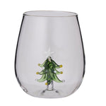 Christmas Tree Glass Wine Tumbler - Pure Apotheca