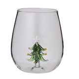 Christmas Tree Glass Wine Tumbler - Pure Apotheca