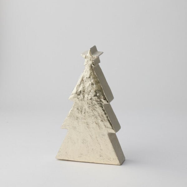Christmas Tree Paper Mache Sculpture Small - Pure Apotheca