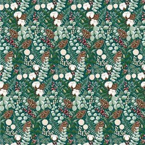 Christmas Wrapping Paper Roll 3m - Winterberry - Pure Apotheca