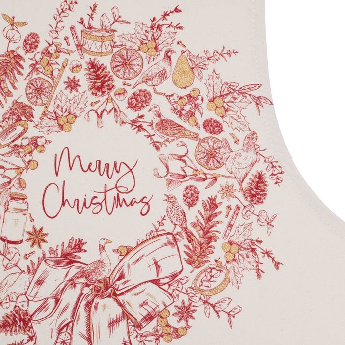 Christmas Wreath Apron - Pure Apotheca