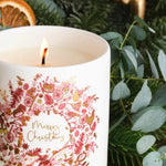 Christmas Wreath Luxury Christmas Candle - Pure Apotheca