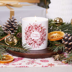 Christmas Wreath Luxury Christmas Candle - Pure Apotheca