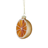 Citrus Bauble Glass 7.5x4x8.5cm Orange - Pure Apotheca