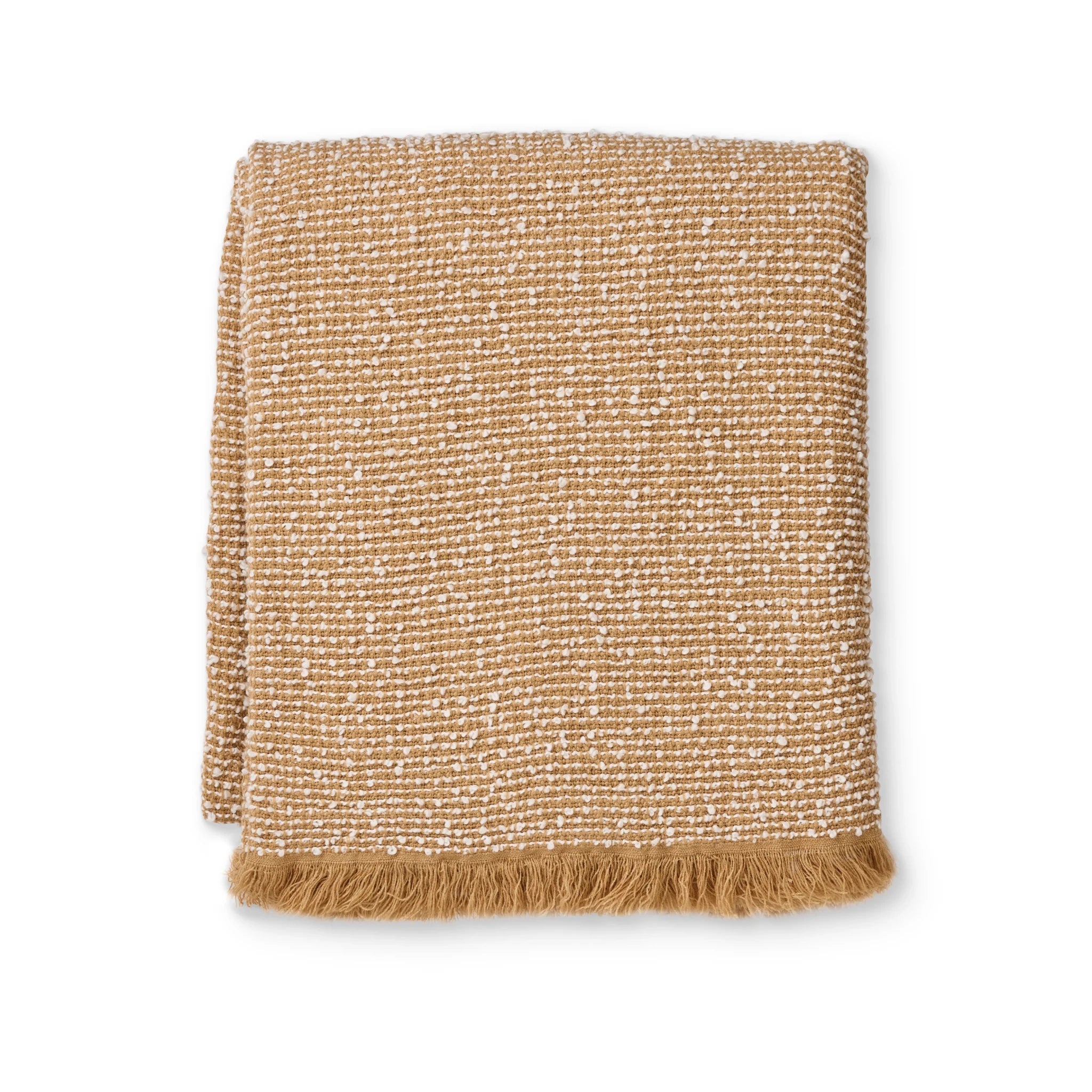 CLARA CAMEL CREAM THROW 160X200CM - Pure Apotheca