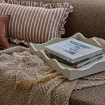 CLARA CAMEL CREAM THROW 160X200CM - Pure Apotheca