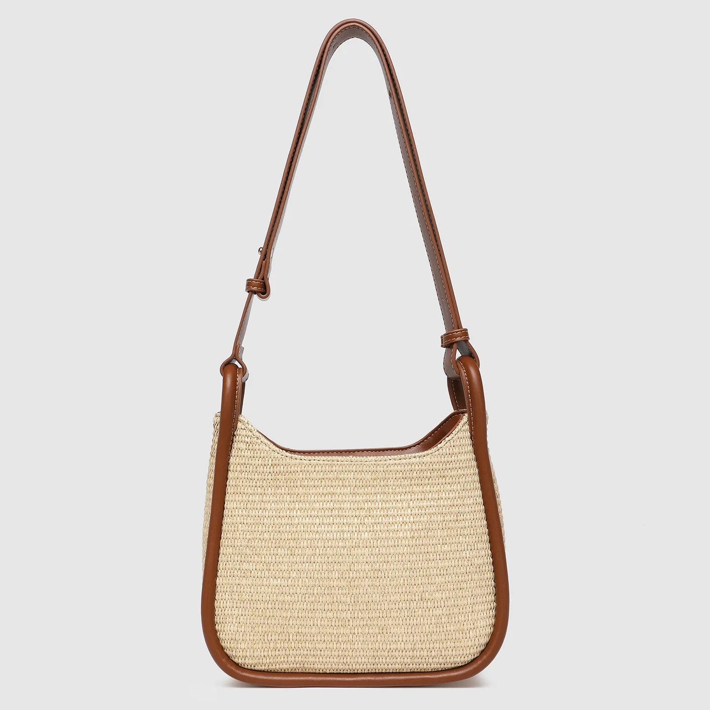 Clare Shoulder Bag Raffia Tan - Pure Apotheca
