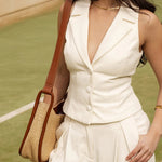 Clare Shoulder Bag Raffia Tan - Pure Apotheca