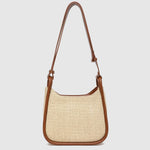 Clare Shoulder Bag Raffia Tan - Pure Apotheca