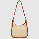 Clare Shoulder Bag Raffia Tan - Pure Apotheca