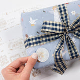 Classic Christmas Gold Foil Sticker Sheets 45pk - Pure Apotheca