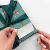 Classic Christmas Gold Foil Sticker Sheets 45pk - Pure Apotheca