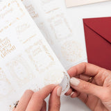 Classic Christmas Gold Foil Sticker Sheets 45pk - Pure Apotheca