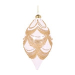 CLEAR DECO SCALLOPED DROP BAUBLE - Pure Apotheca