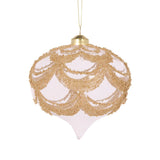 CLEAR DECO SCALLOPED ONION BAUBLE - Pure Apotheca