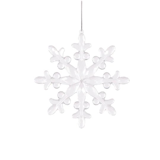 CLEAR INTRICATE SNOWFLAKE HANGING - Pure Apotheca