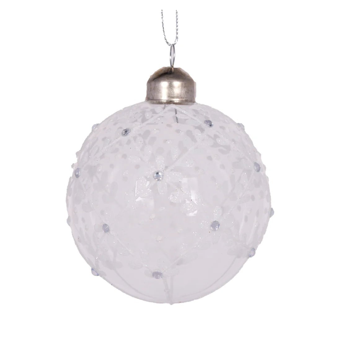CLEAR INTRICATE VINE BAUBLE - Pure Apotheca