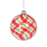 CLEAR PEPPERMINT SWIRL BAUBLE - Pure Apotheca