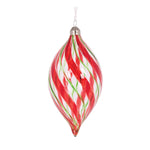 CLEAR PEPPERMINT SWIRL DROP BAUBLE - Pure Apotheca