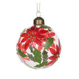 CLEAR POINSETTIA BAUBLE - Pure Apotheca