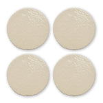 CLEO NATURAL CREAM SPECKLE CERAMIC COASTERS SET/4 - Pure Apotheca