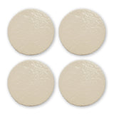 CLEO NATURAL CREAM SPECKLE CERAMIC COASTERS SET/4 - Pure Apotheca