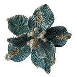 CLIP ON MAGNOLIA MATT EMERALD GOLD - Pure Apotheca