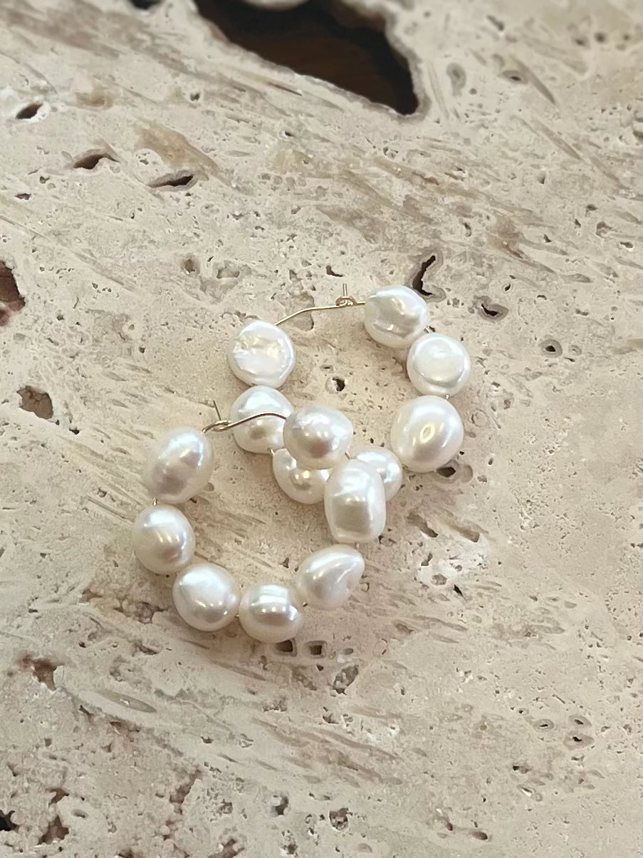Clover 14K Gold Pearl Earring - Pure Apotheca