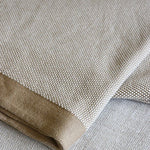Clyde Caramel & Ivory Throw Boucle Weave - Pure Apotheca
