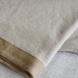 Clyde Caramel & Ivory Throw Boucle Weave - Pure Apotheca