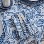 CLYDE STRIPE BLUE/WHITE CHEESE KNIFE SET - Pure Apotheca
