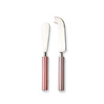 CLYDE STRIPE RUST CHEESE KNIFE SET/2 - Pure Apotheca