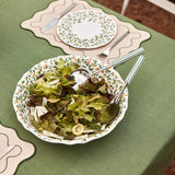 CLYDE STRIPE STORM GREEN SALAD SERVER SET - Pure Apotheca