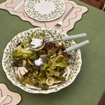 CLYDE STRIPE STORM GREEN SALAD SERVER SET - Pure Apotheca