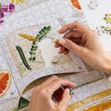 Cockatiels & Ruby Grapefruit 1000pc Puzzle - Pure Apotheca