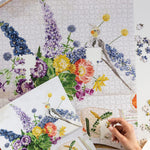 Cockatiels & Ruby Grapefruit 1000pc Puzzle - Pure Apotheca