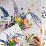 Cockatiels & Ruby Grapefruit 1000pc Puzzle - Pure Apotheca