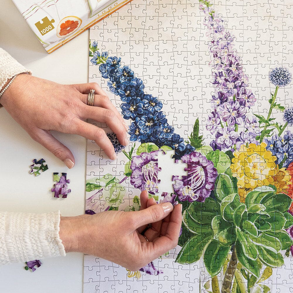 Cockatiels & Ruby Grapefruit 1000pc Puzzle - Pure Apotheca