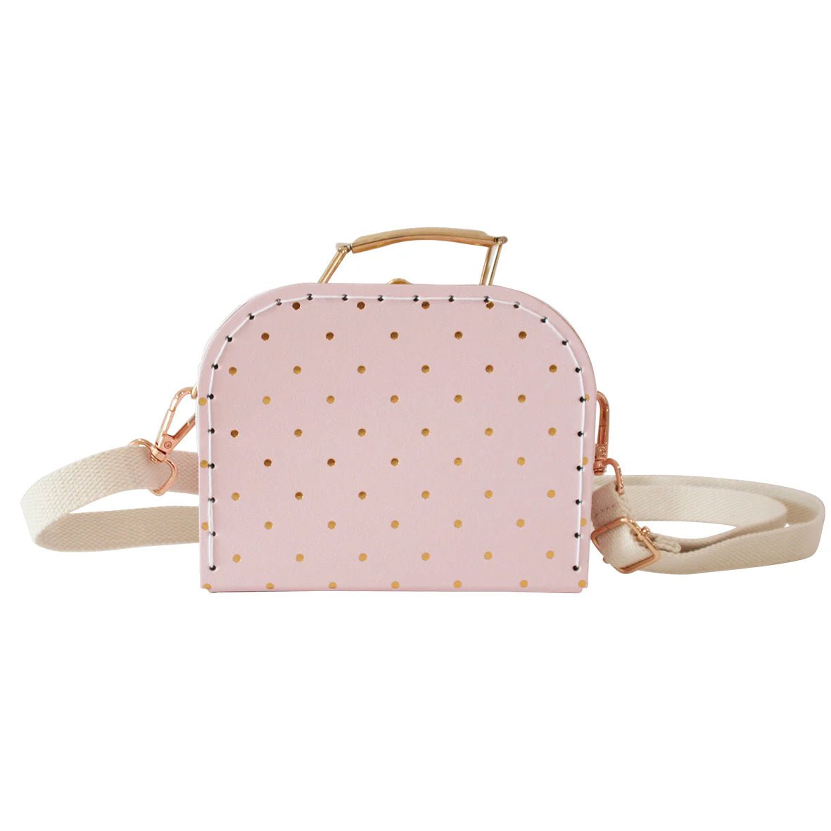 Coco Cross Body Case Pale Pink Gold Spot - Pure Apotheca