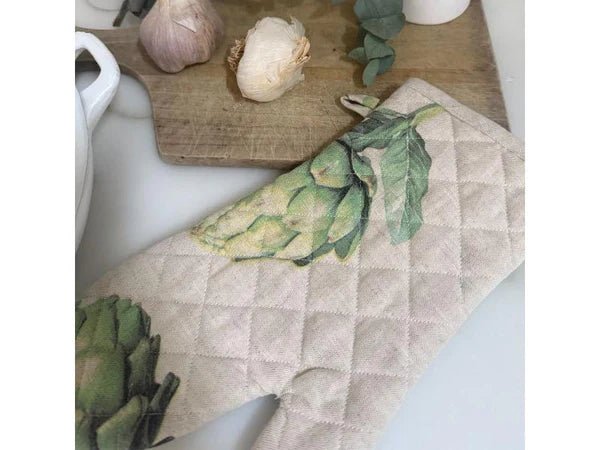 Como Linen Oven Glove - Artichoke - Pure Apotheca
