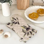Como Linen Oven Glove - Olives - Pure Apotheca