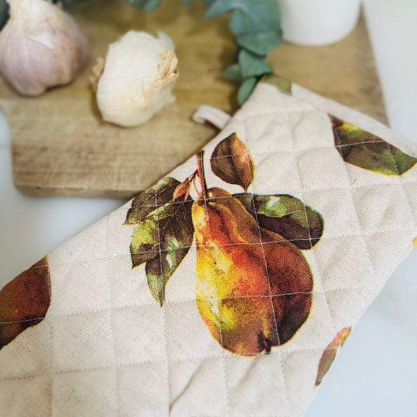Como Linen Oven Glove - Pears - Pure Apotheca