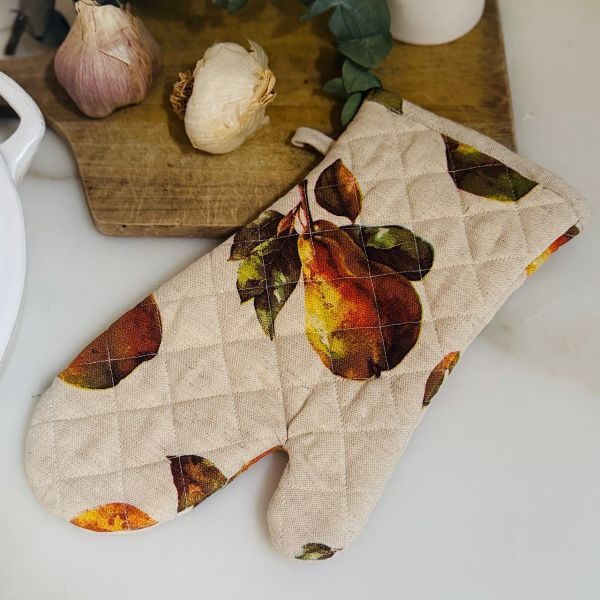 Como Linen Oven Glove - Pears - Pure Apotheca
