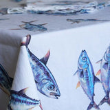 Como Linen Tablecloth 250x150cm - Sardines - Pure Apotheca