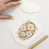 Congratulations Scallop Card - Pure Apotheca