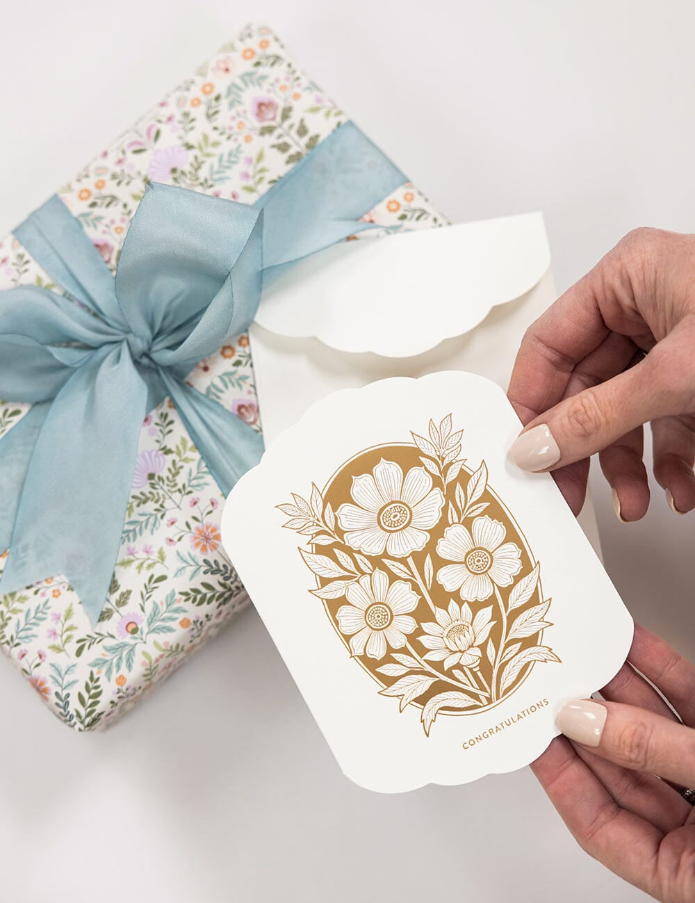 Congratulations Scallop Card - Pure Apotheca