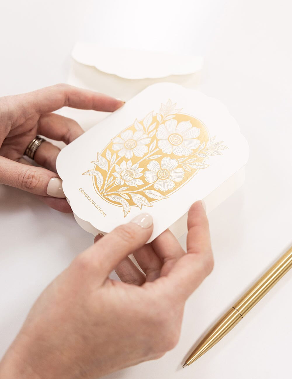 Congratulations Scallop Card - Pure Apotheca