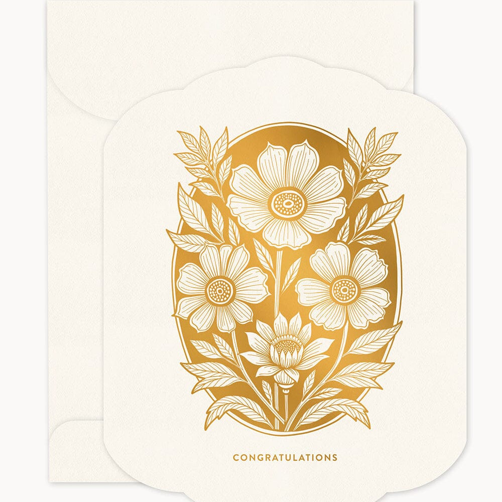 Congratulations Scallop Card - Pure Apotheca
