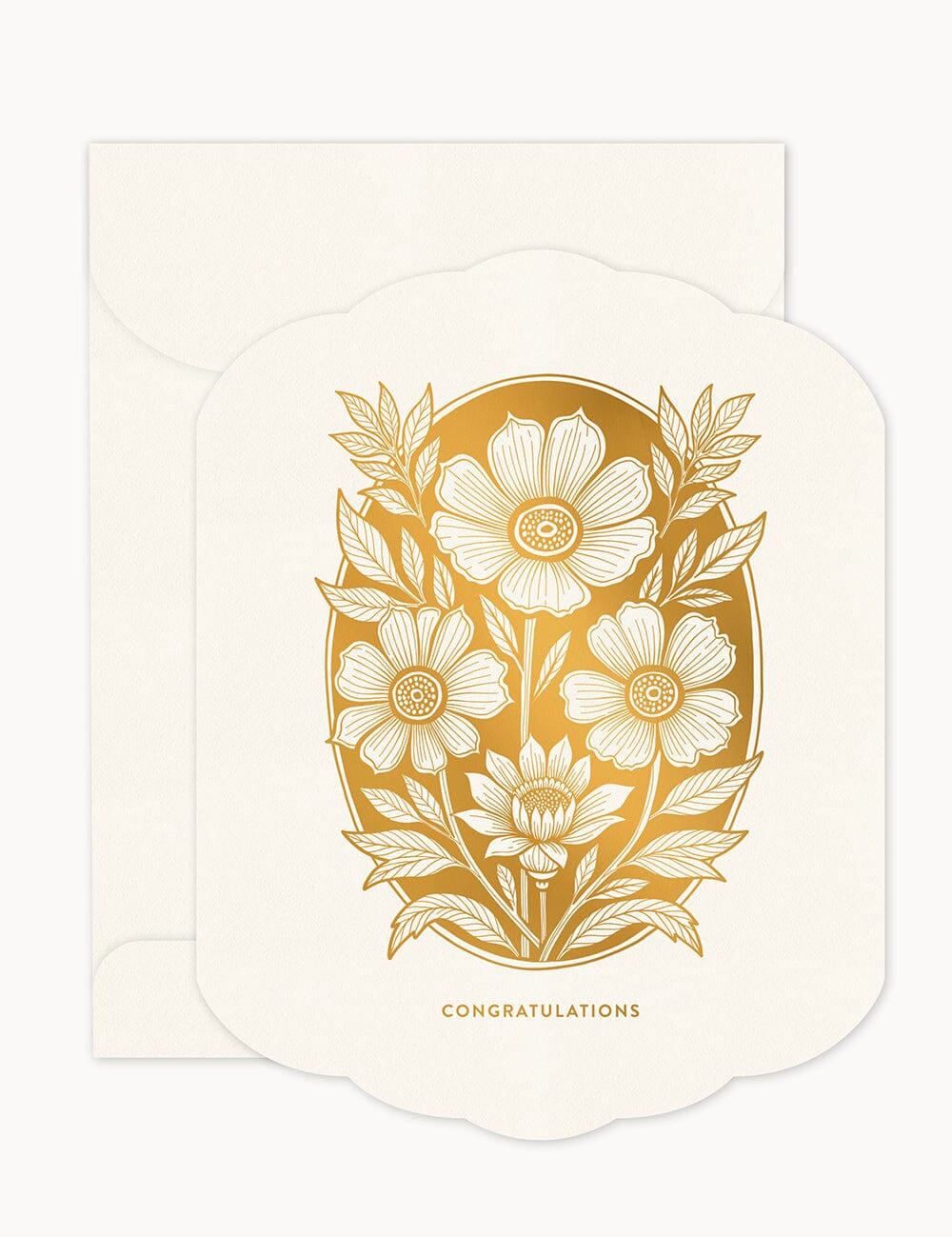 Congratulations Scallop Card - Pure Apotheca
