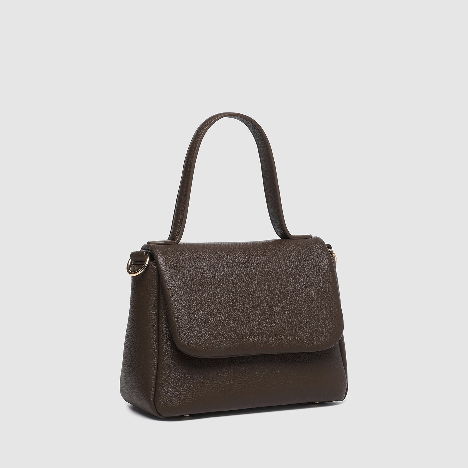 Connie Top Handle Bag - Chocolate - Pure Apotheca